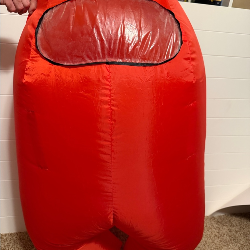 Among Us Red Inflatable Kids Costume